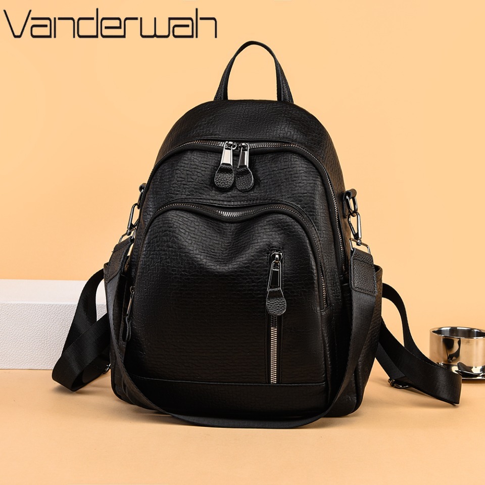 Luxury Bags For School - Moda Çok Cep Sırt Çantası Kadın