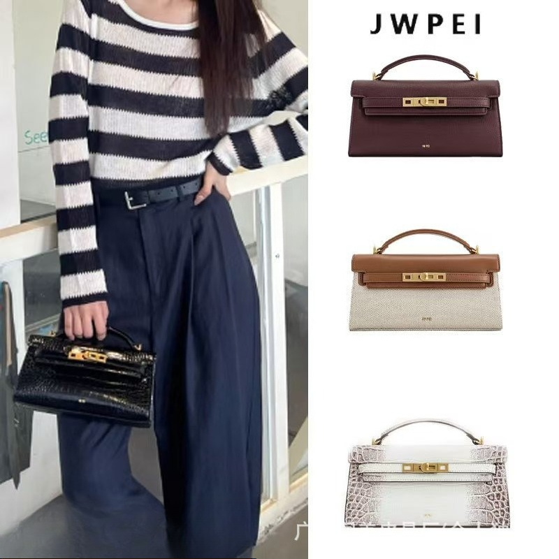 Luxury Bags Quiet - JW PEI Noor Kadın Timsah Kabartmalı
