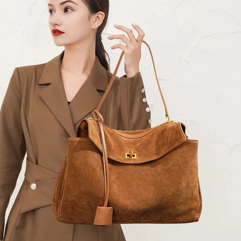Luxury Bags Supplier - Sonbahar Kış kadın Süet hakiki deri