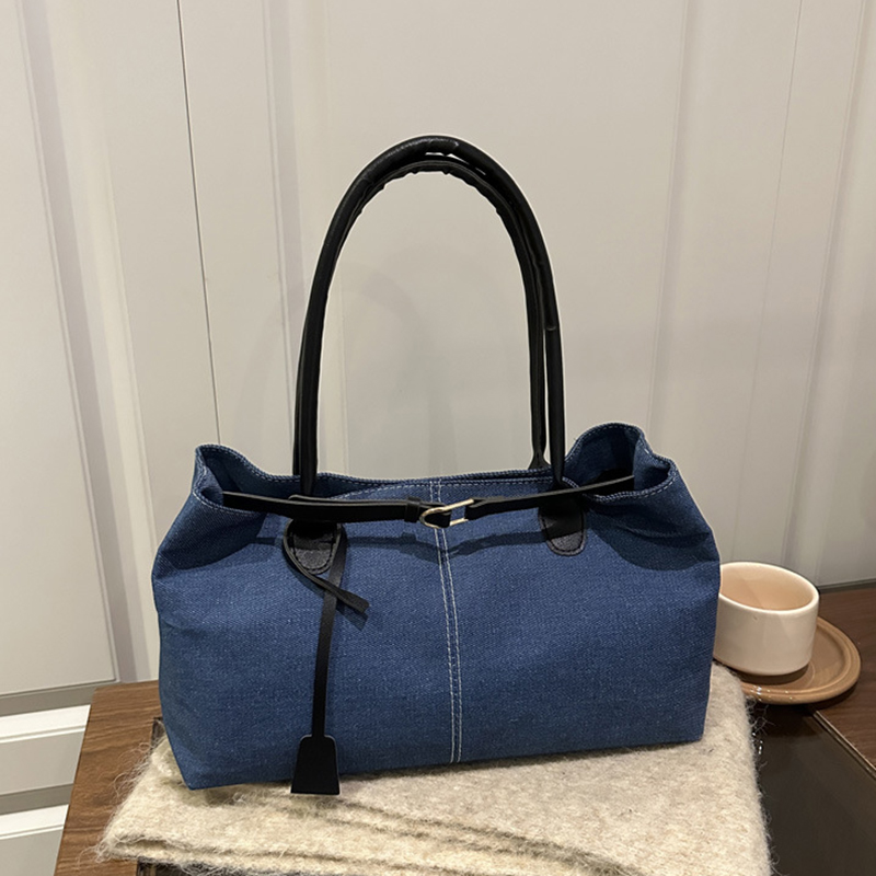 Luxury Bags Denim - Denim Tasarımcı Çantaları Büyük Kapasiteli Çok
