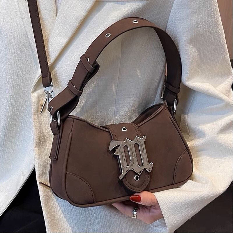 Luxury Bags Girls - 2026 Kadın Yeni Vintage Süet Omuz