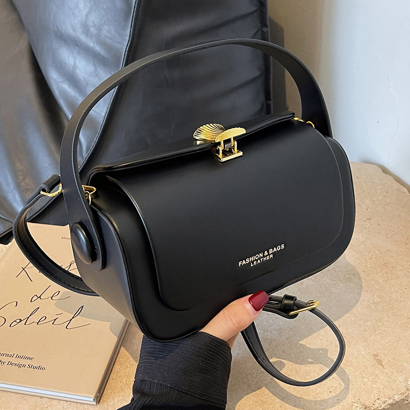 Luxury Bags Without Logo - Klasik Siyah Omuz Çantası kadın Çok