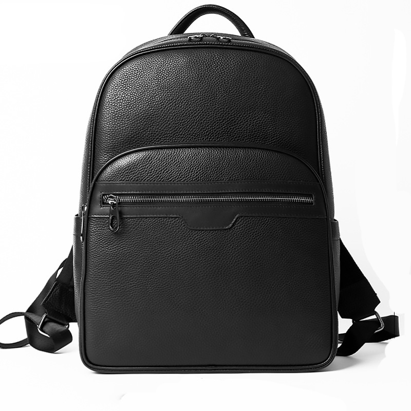 Luxury Bags For School - Yeni marka hakiki deri erkek sırt