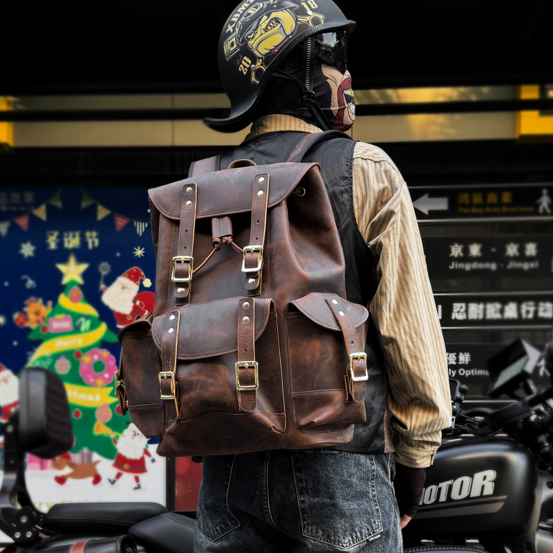 Yeni Gelenler Deri Sırt Çantas - Luxury Bags For School incelemesi ve fiyatı