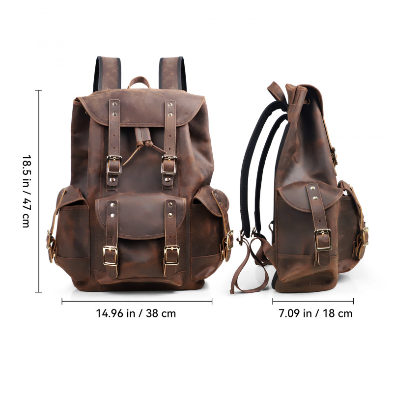 Yeni Gelenler Deri Sırt Çantas - Luxury Bags For School incelemesi ve fiyatı