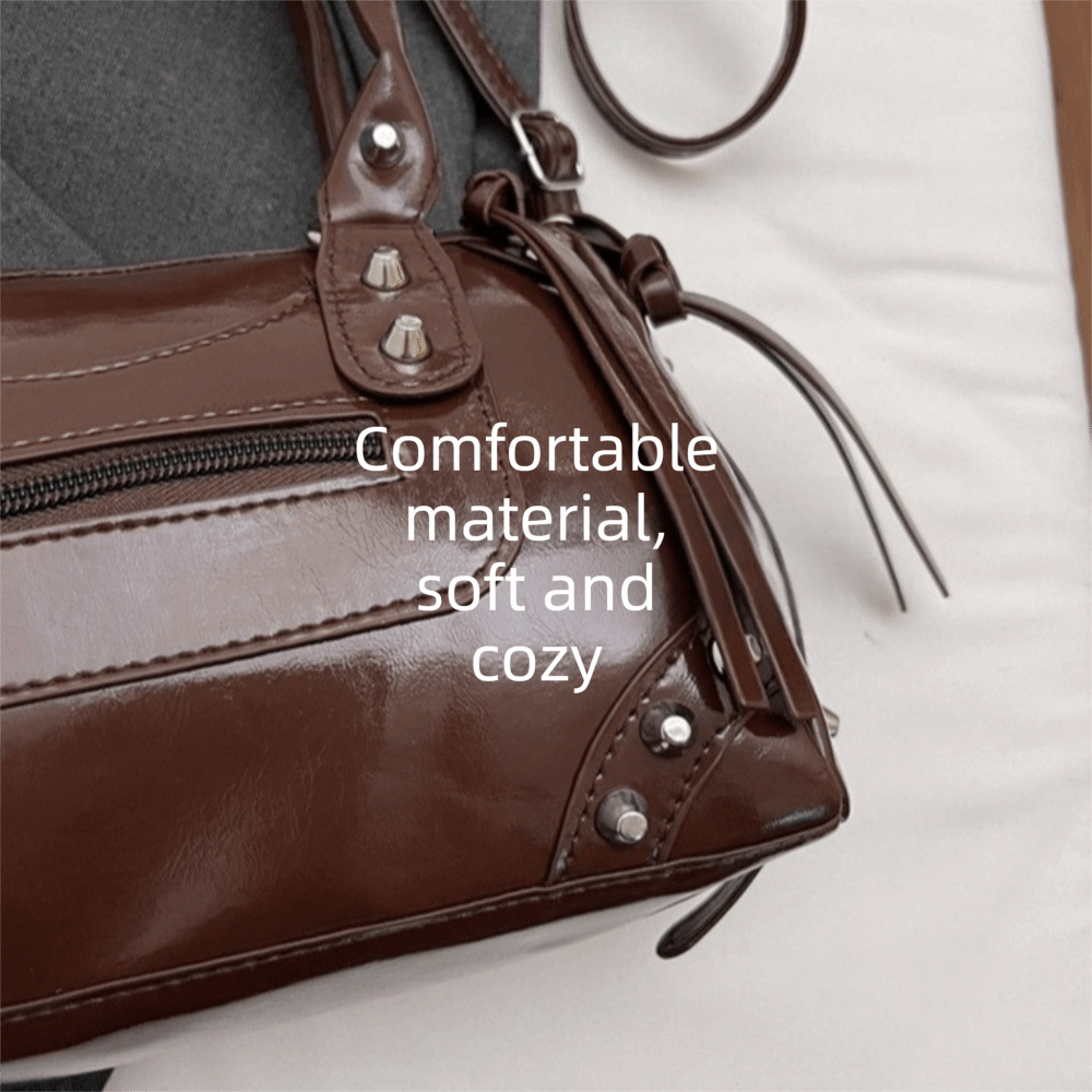 Vintage Perçinli Yastık Çanta  - Top Handle Patent Bag incelemesi ve fiyatı