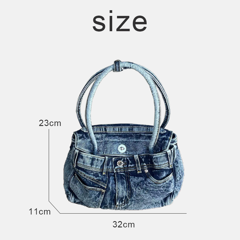 Kadınlar için pantolon şekli d - Luxury Bags Denim incelemesi ve fiyatı