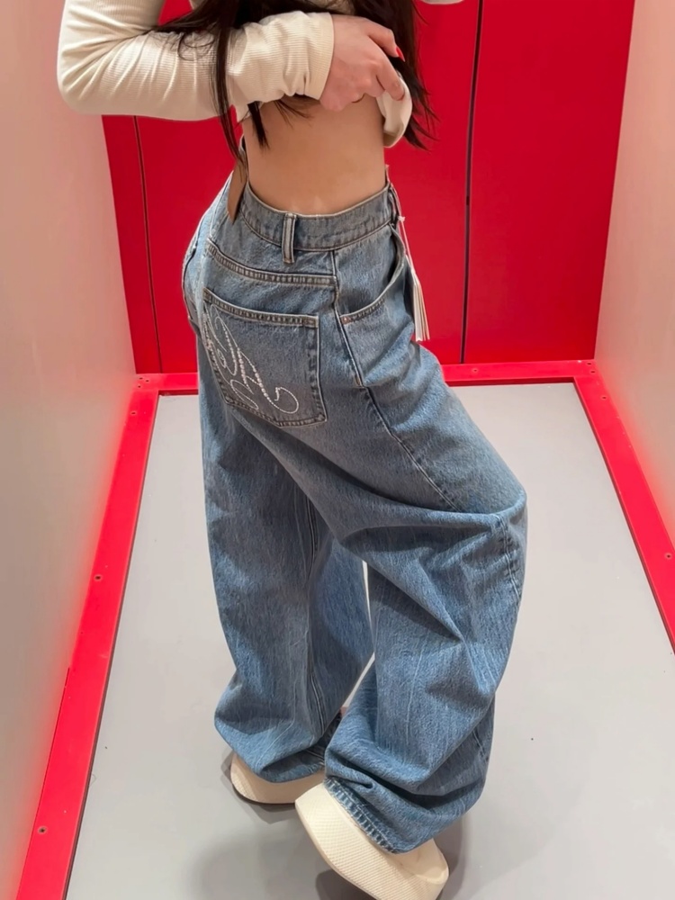 2025 Ropa Y2K Stil Mektup Sıca - Luxury Bags Denim incelemesi ve fiyatı
