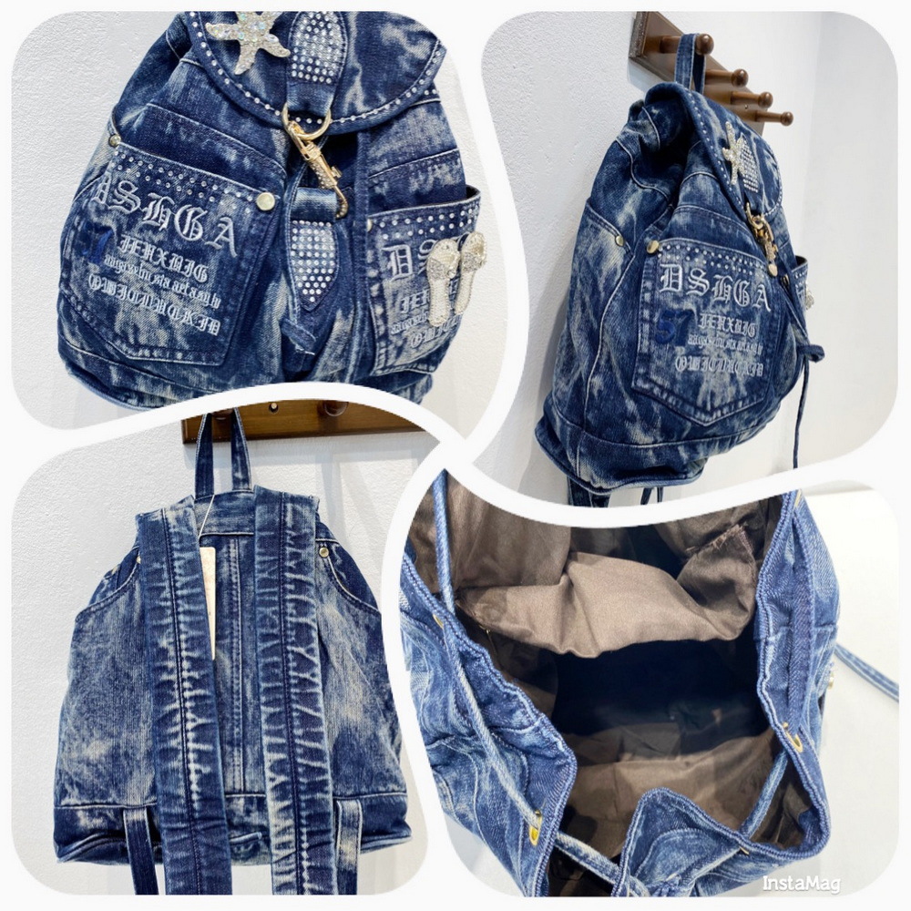 iPinee Lüks Denim Kadın Sırt Ç - Luxury Bags Denim incelemesi ve fiyatı