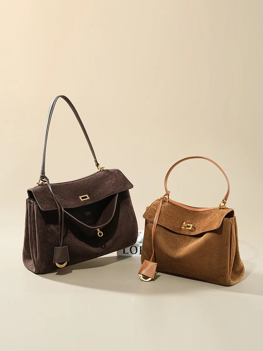 Sonbahar Kış kadın Süet hakiki - Luxury Bags Supplier incelemesi ve fiyatı