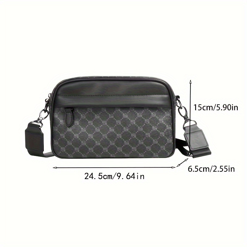 Erkekler Klasik Baskılı PU Çap - Luxury Bags For Men incelemesi ve fiyatı