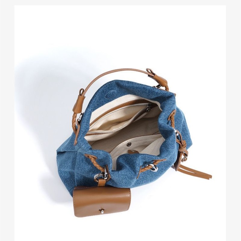 JIAERDI Yüksek Sokak Denim Kov - Luxury Bags Denim incelemesi ve fiyatı