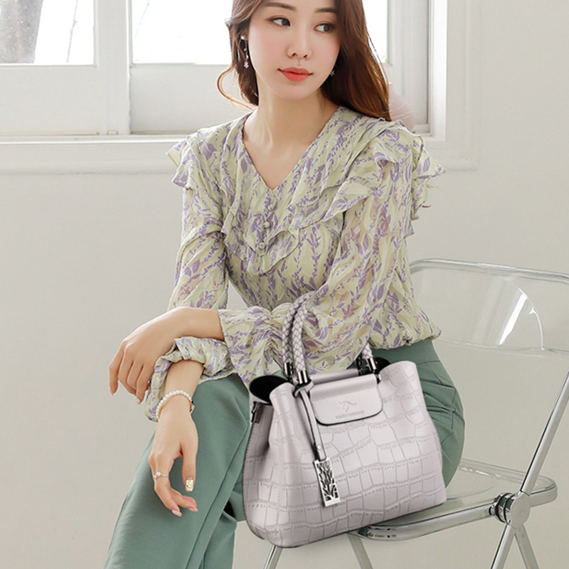 Kadınlar için hakiki deri çant - Luxury Bags Without Logo incelemesi ve fiyatı