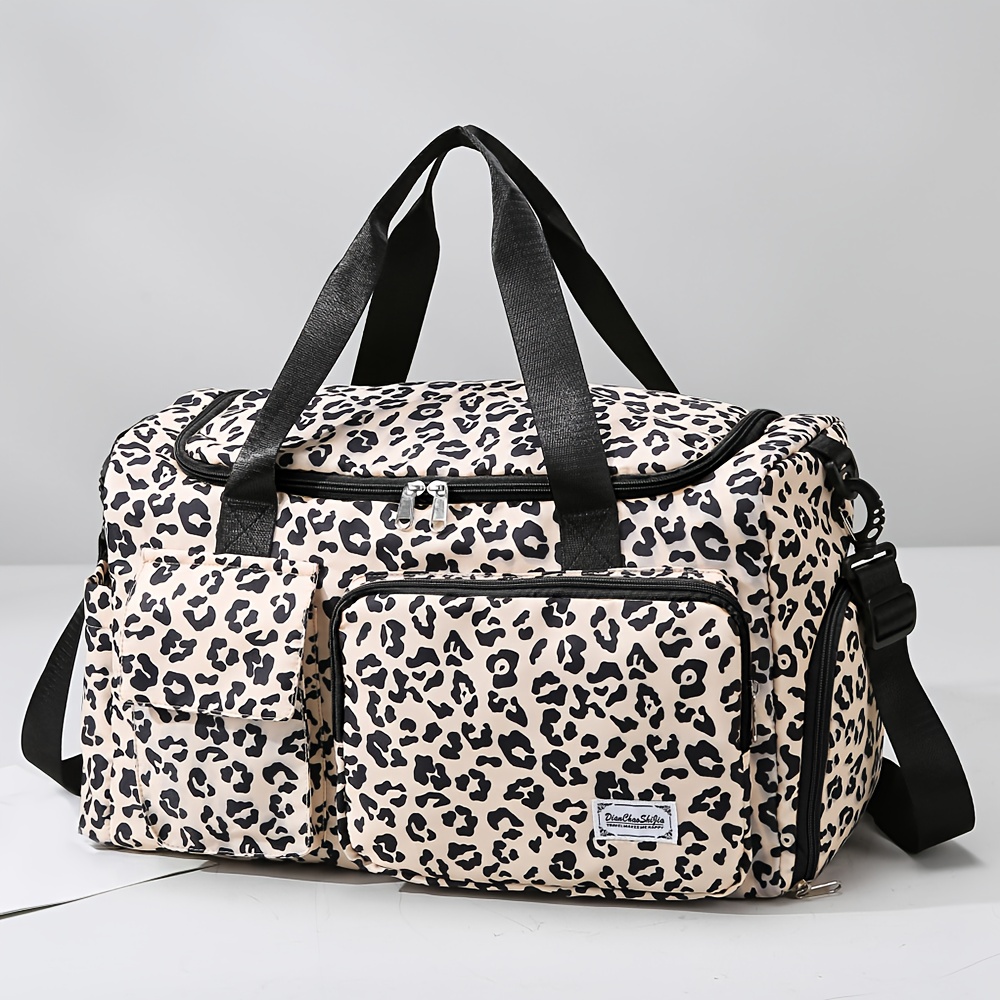 Büyük Kapasiteli Leopar Desenl - Weekender Bag Duffle incelemesi ve fiyatı