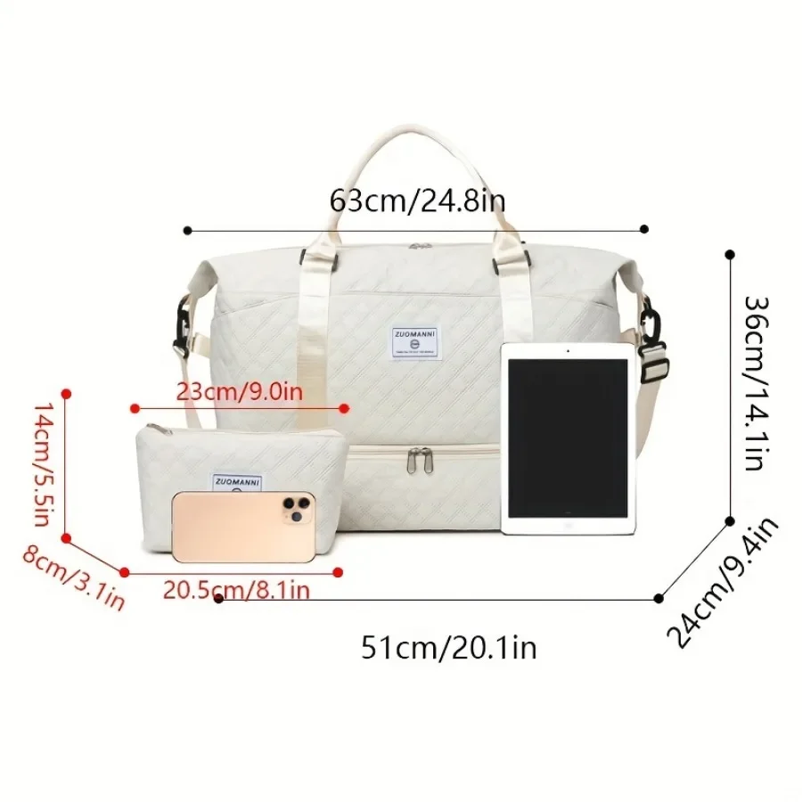 2 adet Set Büyük Kapasiteli Se - Weekender Bag Duffle incelemesi ve fiyatı