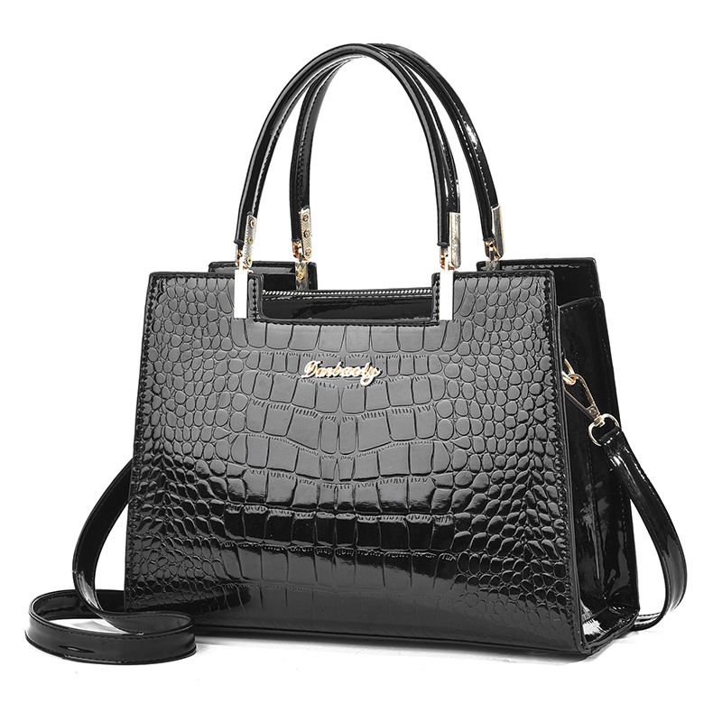 Timsah kabartmalı Tote çanta,  - Top Handle Patent Bag incelemesi ve fiyatı