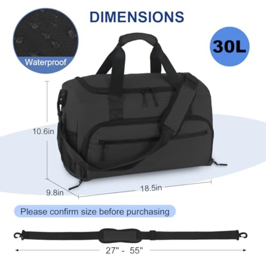 Erkekler ve Kadınlar için Spor - Weekender Bag Duffle incelemesi ve fiyatı