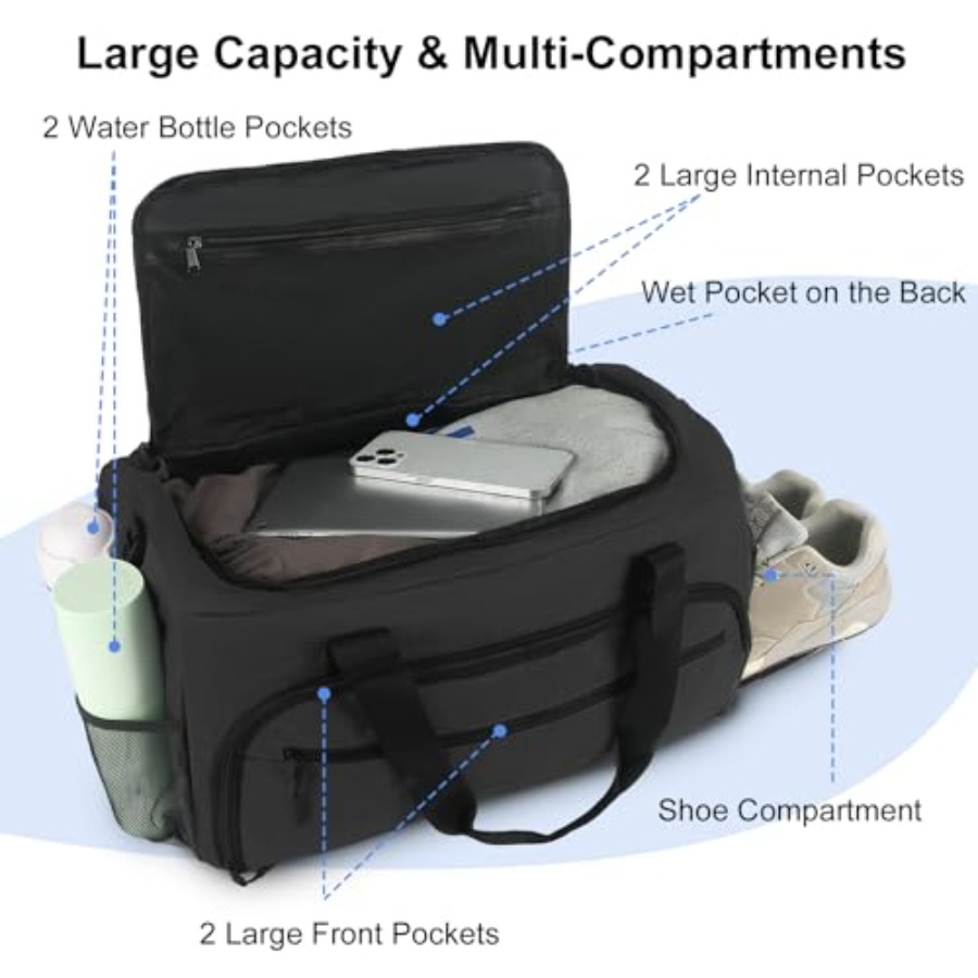 Erkekler ve Kadınlar için Spor - Weekender Bag Duffle incelemesi ve fiyatı