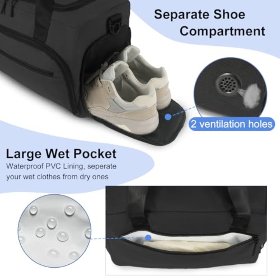 Erkekler ve Kadınlar için Spor - Weekender Bag Duffle incelemesi ve fiyatı