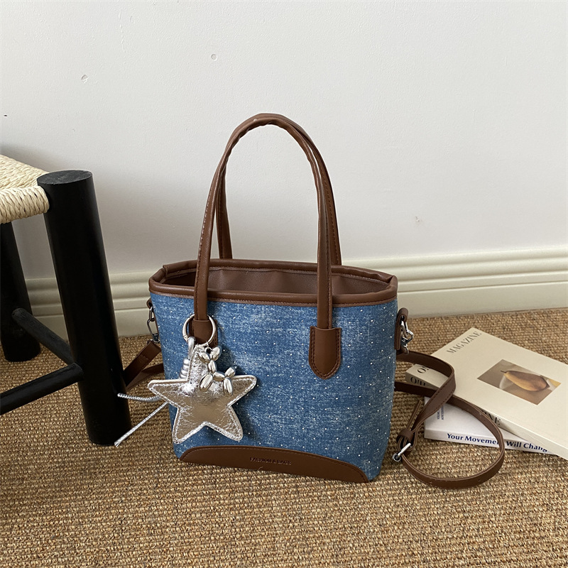 Denim Kol Altı Alışveriş Çanta - Luxury Bags Denim incelemesi ve fiyatı