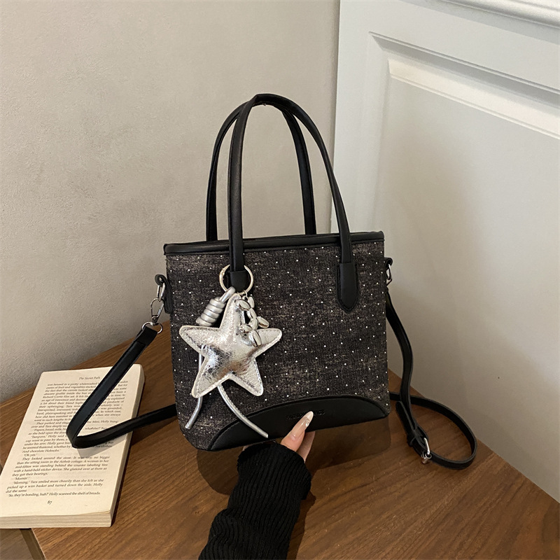 Denim Kol Altı Alışveriş Çanta - Luxury Bags Denim incelemesi ve fiyatı