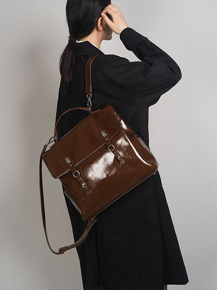 2026 Moda Yeni Kolej Tarzı Yük - Top Handle Patent Bag incelemesi ve fiyatı