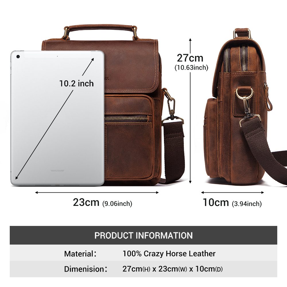 HUMERPAUL Hakiki Deri erkek om - Luxury Bags For Men incelemesi ve fiyatı