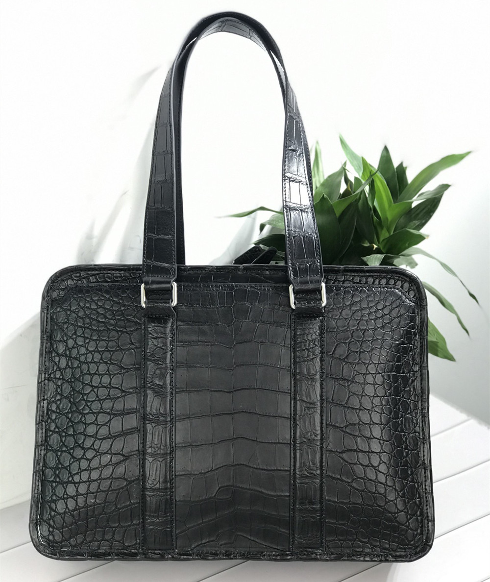 Yeni timsah derisi laptop çant - Luxury Bags For Men incelemesi ve fiyatı