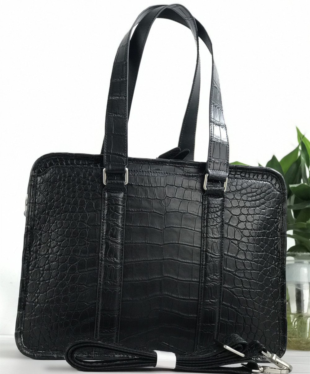 Yeni timsah derisi laptop çant - Luxury Bags For Men incelemesi ve fiyatı
