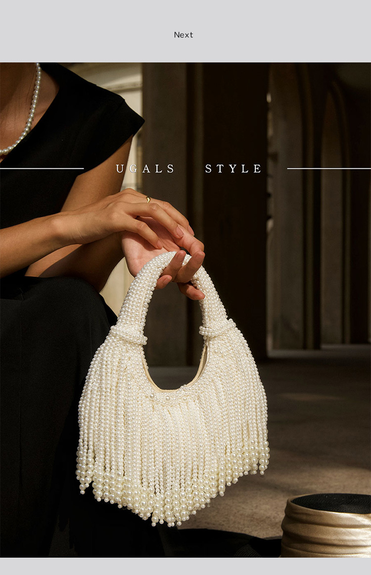Tasarım Saplı İncili Abiye El  - Luxury Bags Supplier incelemesi ve fiyatı