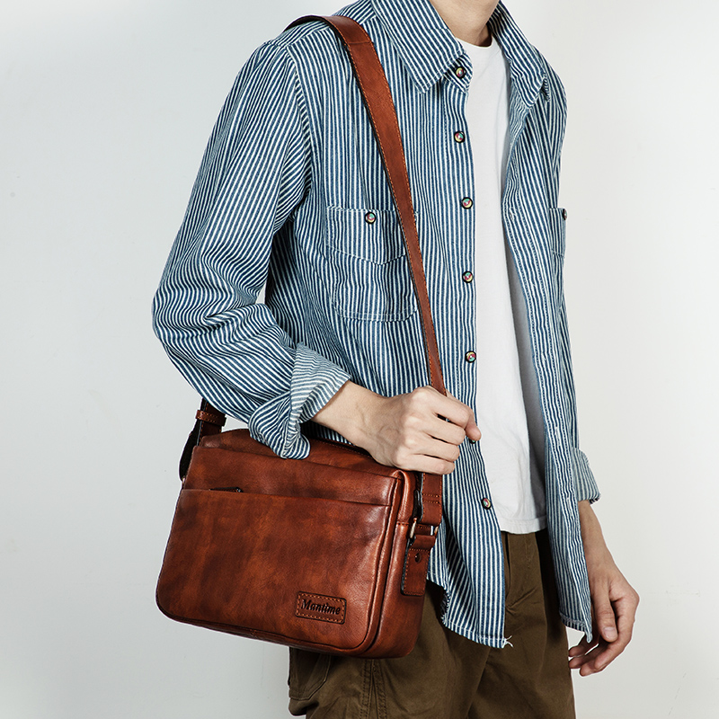 Lüks retro deri erkek çanta el - Luxury Bags Made incelemesi ve fiyatı